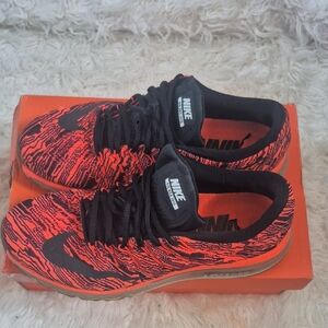Nike Air Max 2016 Print Black and Orange Sneaker
